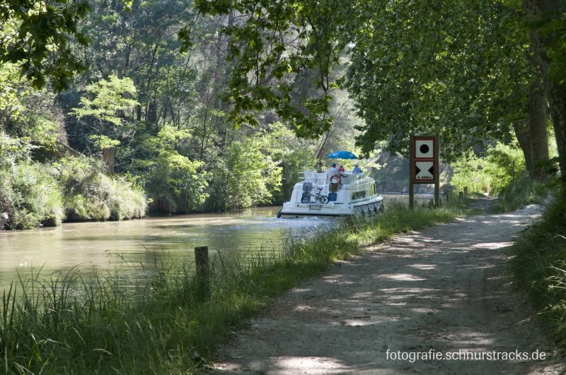 Canal du Midi - Hausboote
