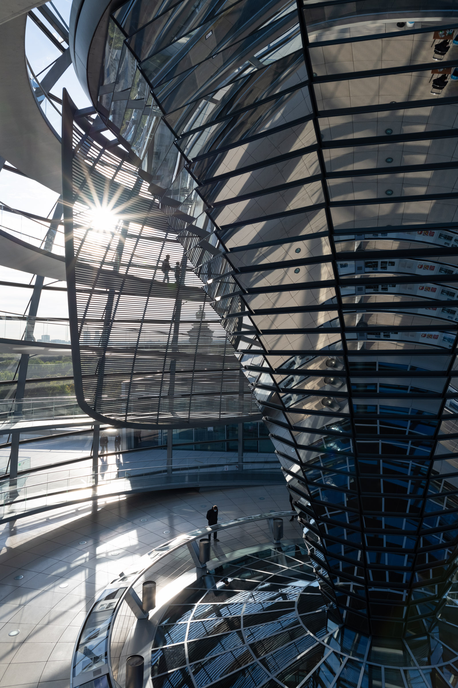 Reichstagskuppel Sonnenschutzelement