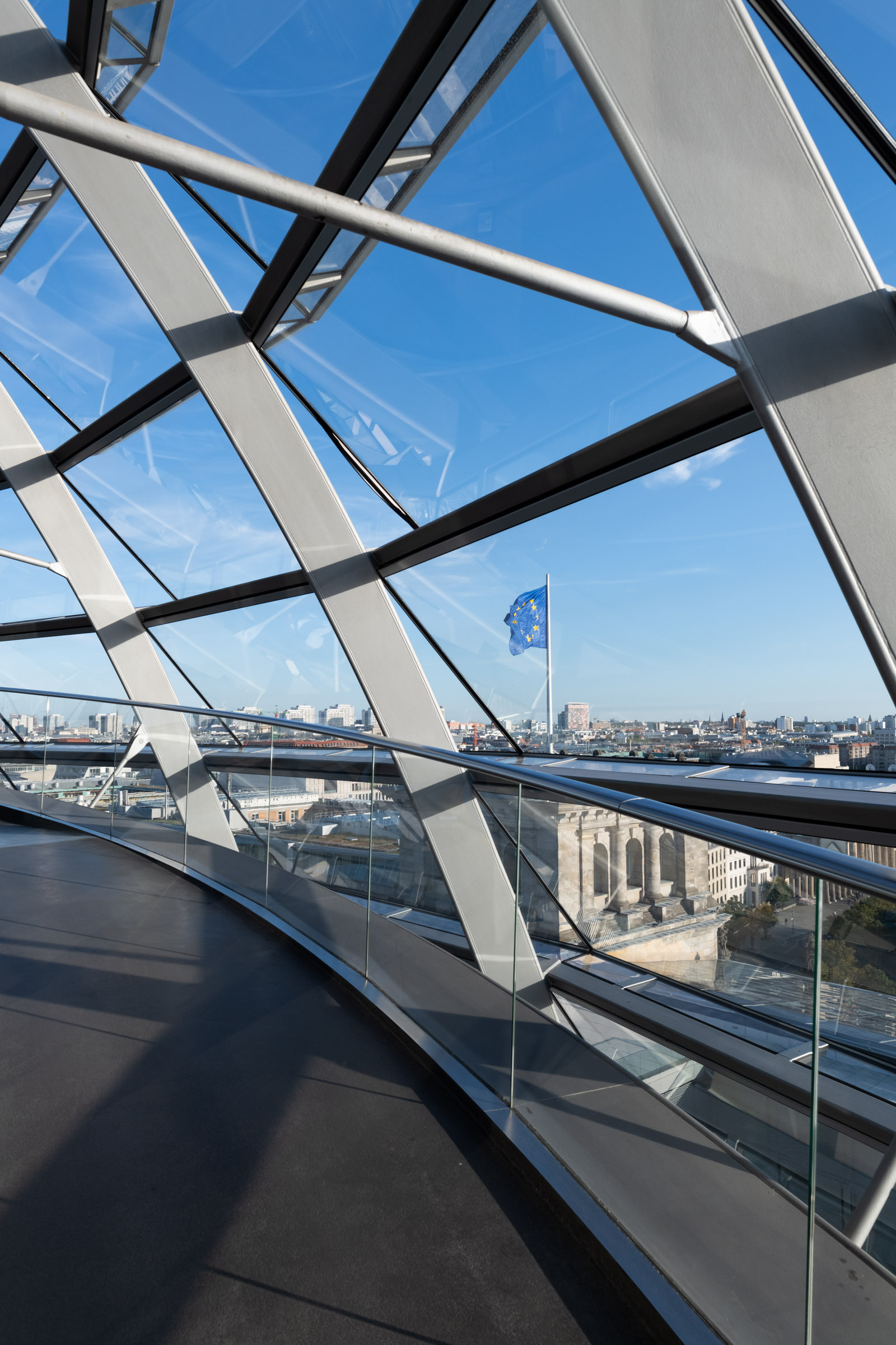Reichstagskuppel Stahlkonstruktion