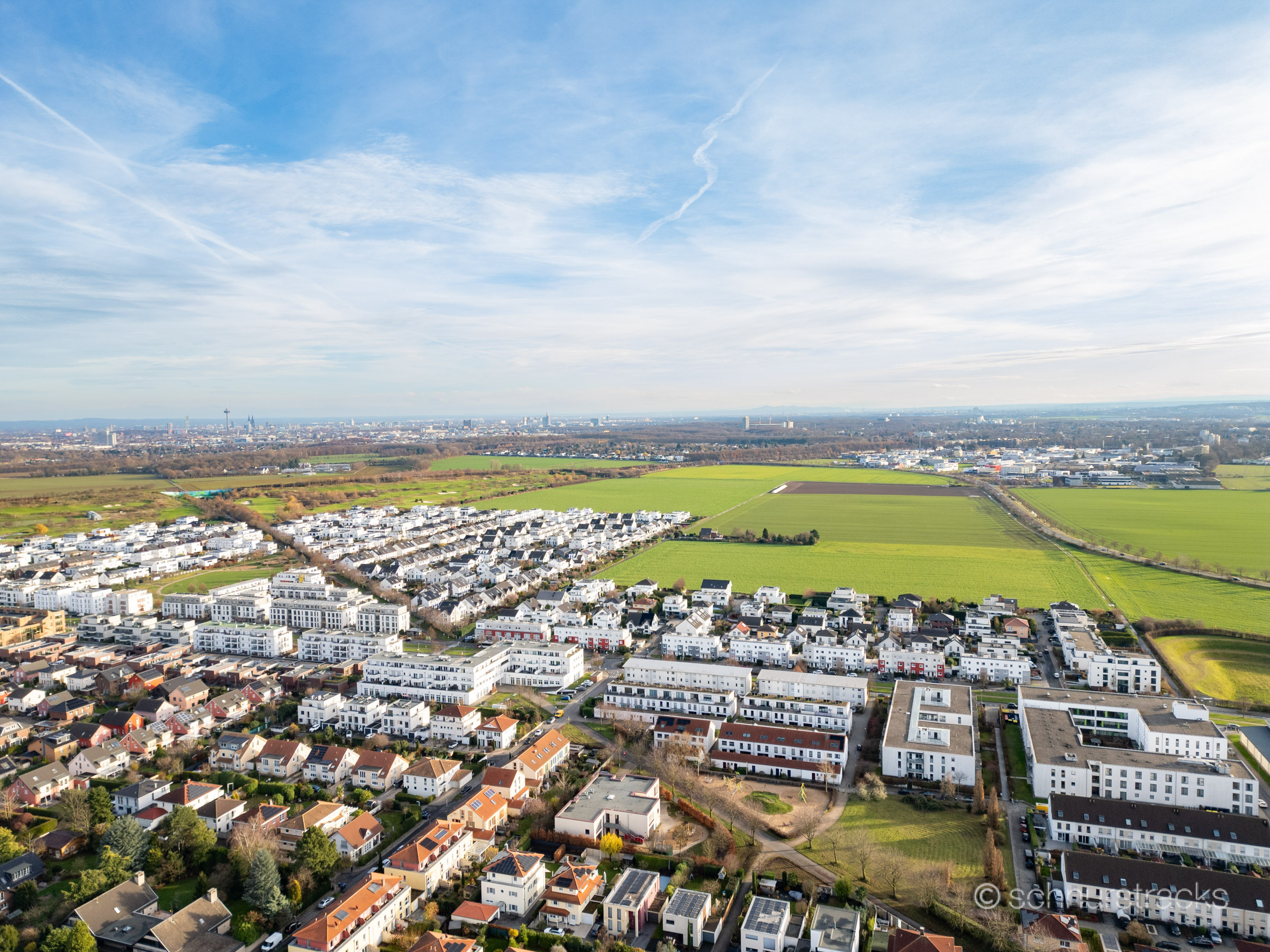 Köln-Widdersdorf Neubaugebiet Luftbild #251209-0005