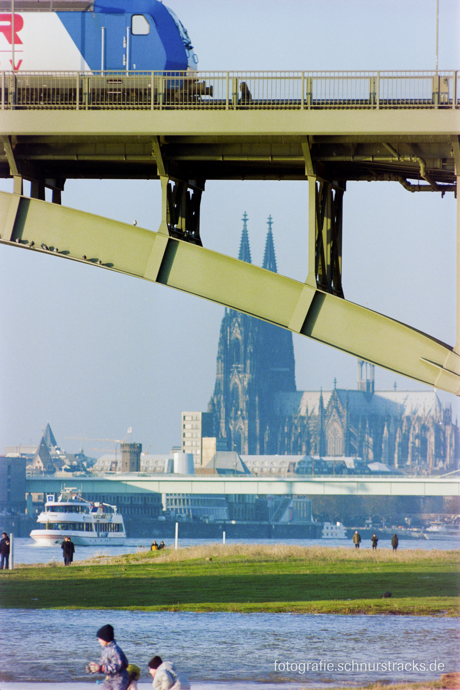 Südbrücke und Kölner Dom 2003 #5172